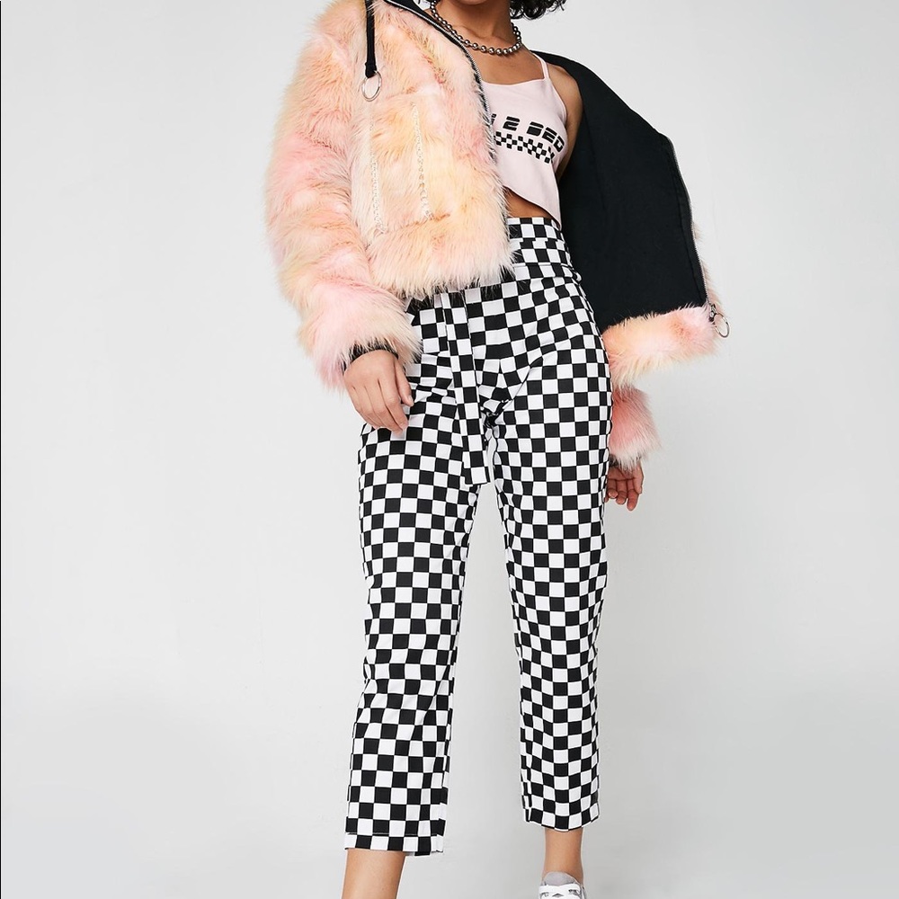 🏁🏁LOVE TOO TRUE CHECKERED PANTS 🤩🤩